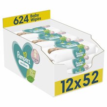 Niisked salvrätikud Pampers Sensitive, 12 x 52 tk