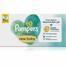 Niisked beebisalvrätikud Pampers Harmonie New Baby, 414 tk