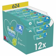 Niisked salvrätikud Pampers Fresh Clean, 624 tk