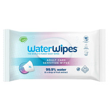 Niisked salvrätikud Waterwipes Adult Care Sensitive, 30 tk