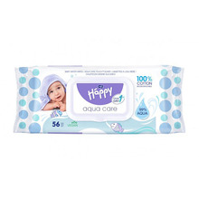 Niisked salvrätikud lastele Happy Aqua Care, 56 tk