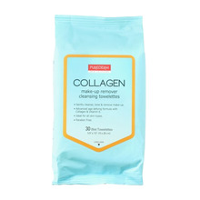 Niisked salvrätikud meigi eemaldamiseks Purederm Collagen, 30 tk