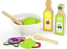 Mänguköögi tarvikud, salatikomplekt Viga Salad Play Set 51605, 36 tk