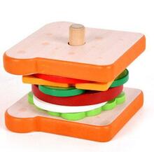 Puidust võileivakomplekt Lean Toys 7341294 koos 10 retseptikaardiga