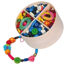 Puidust helmeste komplekt Viga, 608 tk