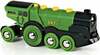 Mänguvedur Brio Big Green Action Locomotive 33593, roheline