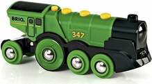 Mänguvedur Brio Big Green Action Locomotive 33593, roheline
