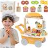 Puidust mängukomplekt Viga Toys Mini burgeripood