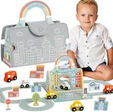 Mängukomplekt Tooky Toy Mini City Set