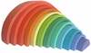 Arendav mänguasi Wood&Joy Pastel Colour Rainbow, 20 cm, mitmevärviline
