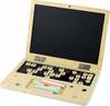 Puidust joonistustahvel Lean Toys Laptop, pruun