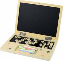 Puidust joonistustahvel Lean Toys Laptop, pruun