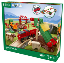 Rongirööbaste komplekt Brio Railway Animal Farm 33984