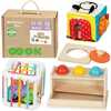 Edukatiivne kast Woopie Green Box 5in1 Montessori 11-12M FSC
