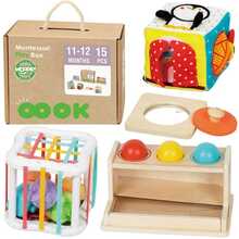Edukatiivne kast Woopie Green Box 5in1 Montessori 11-12M FSC