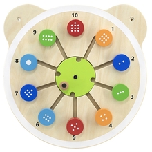 Puidust arendustahvel numbritega Viga Toys FSC Montessori