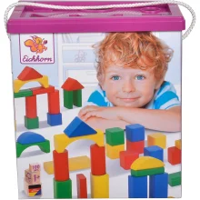 Puidust klotsid Eichhorn, 100 tk