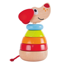 Puidust sorteerimismänguasi koerake Pepe Hape E0448A, mitmevärviline