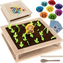 Puidust pusle Kruzzel Wooden Puzzle Farm 22755, 133 tk, mitmevärviline