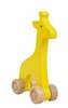 Lükatav mänguasi Wood&Joy Giraffe, 15 cm, kollane