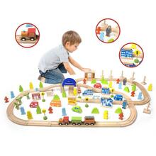 Puidust rongirada Classic World, 110 osa