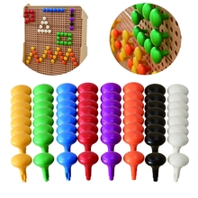 Värvilised nupud Masterkidz Jumbo Peaks 64 tk, 8 värvi