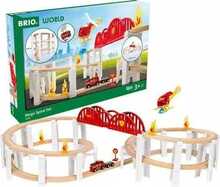 Mängurong rööbastega Brio World Mega Spiral Set 36114