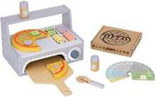 Puidust mänguasi Tooky Toy Pizzeria pitsaahju tarvikud