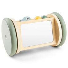 Puidust mänguasi Done by Deer Rolling activity mirror Birdee