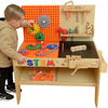 Puidust töökoja komplekt Masterkidz XXL Montessori STEM tööriistadega