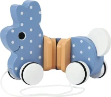 Puidust mänguasi Trefl Wanderer Bunny 61135, sinine