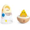 Kokkupandav puidust mänguasi Hape Wobble Wonder Stacker E0514A, 5 osa