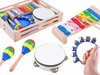 Puidust muusikariistade komplekt 4in1