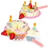 Puidust tordikomplekt Eco Toys TL10032, 16 osa, erinevad värvid