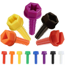 Värvilised kruvid MASTERKIDZ 5 kujuga STEM Creative Board 512 tk, segavärvid