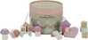 Puidust klotside komplekt Little Dutch Fairy Garden, 50 tk