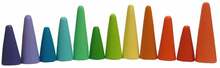 Arendav mänguasi Wood&Joy Pastel Colour Rectangular Trays, 12 tk, mitmevärviline
