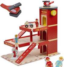 Puidust autoparkla Lulilo Wooden Parking Fire Station LU-PFS
