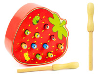 Puidust mäng Lean Toys putukate püüdmine