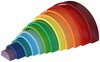 Arendav mänguasi Wood&Joy Waldorf Rainbow 20 cm, mitmevärviline, 12 tk