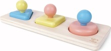 Pusle Hape Montessori Mirror Shape E0072A, 8.8 cm, mitmevärviline, 3 tk