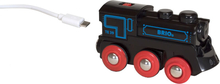Rong Brio Railway 33599 must, laetav USB kaabliga