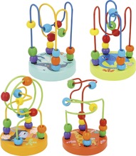 Puidust mänguasi Tooky Toy õppemäng silmuslabürint
