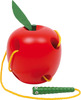 Puidust mänguasi Small Foot Apple and Worm Threading Game