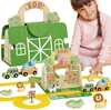 Mängukomplekt Tooky Toy Mini loomaaed kaasaskantav loomakott