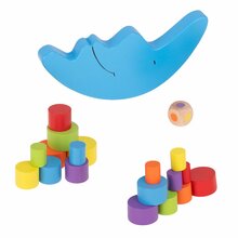 Puidust mänguasi Montessori Balancing Moon Roger