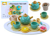 Puidust teekomplekt Lean Toys, 15-osaline