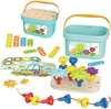 Montessori mäng Woopie Construction BOX Motor 12in1, roheline