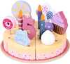 Puidust mängukook Jokomisiada Candy Wooden Birthday Cake ZA5936