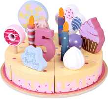 Puidust mängukook Jokomisiada Candy Wooden Birthday Cake ZA5936
